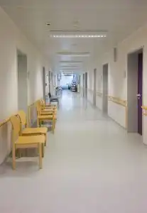 piso vinilo linóleo hospital